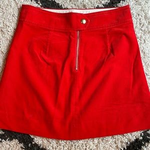 J Crew Corduroy Mini Skirt